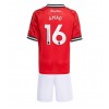 Manchester United Amad Diallo #16 Hjemmedraktsett Barn 2025-26 Kortermet (+ korte bukser)